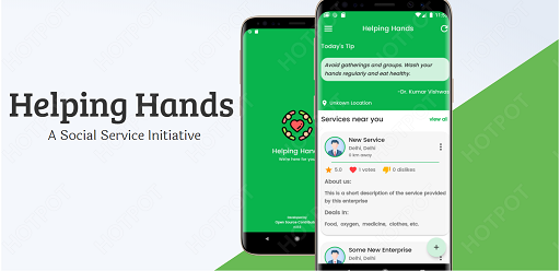 Helping Hands app